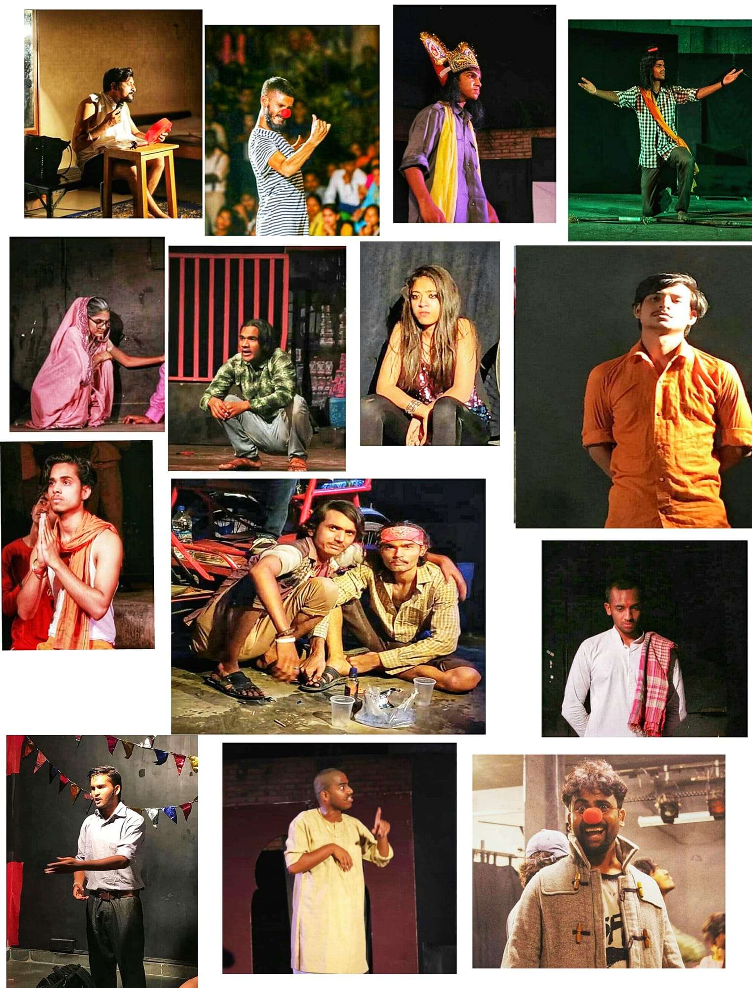 the picture is a collage of theatre plays